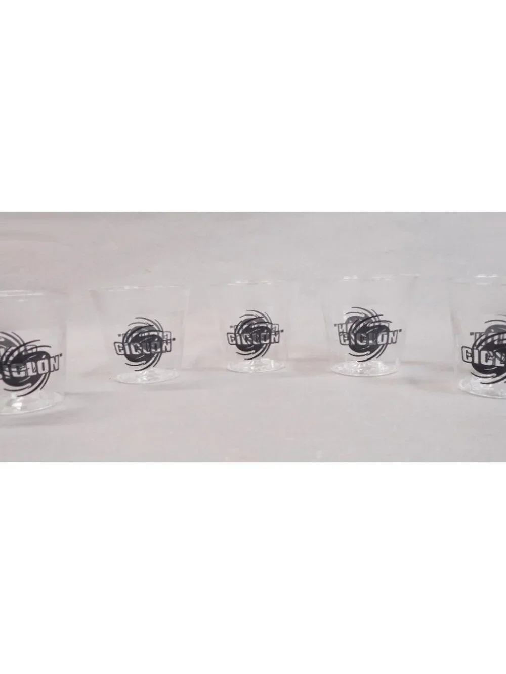 Lot of 100 BACARDI CICLON Plastic Shot Glasses - NEW